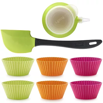 《LEKUE》瑪芬擠花抹刀組(3件)