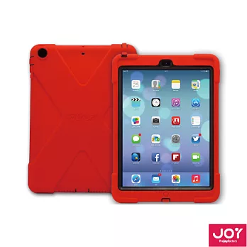 JOY aXtion Bold 生活防水軍規防摔 iPad Air 保護套紅