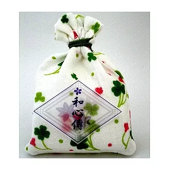 《和心傳》巾着袋 (束口袋 小物袋) -四葉草