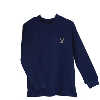 【和諧生活有機棉】兒童立領上衣L丈青