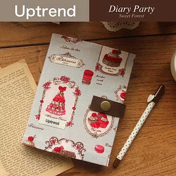 Uptrend Diary Party 布手帳│Sweet Forest‧蔓越莓水果塔