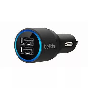 Belkin 雙USB車充(2.1Ax2) 黑