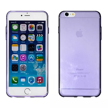 【BIEN】iPhone 6 Plus 清新彩透軟質保護殼 (透紫)