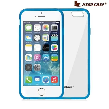 Jisoncase iPhone 6 4.7 專用 超薄TPU水晶透明保護套 透明藍