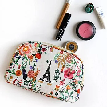 Nathalie Lete奇幻世界皮革化妝包-艾菲爾鐵塔