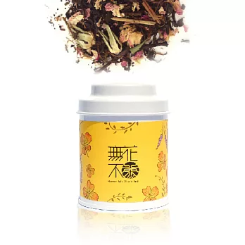 【無花不茶】紅茶花茶系列-玫瑰紅茶—3g三角茶包*3入精緻罐裝