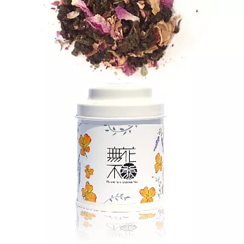 【無花不茶】烏龍花茶系列-玫瑰烏龍—3g三角茶包*3入精緻罐裝