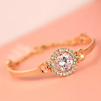 A+ accessories 時尚奢華超閃亮大鋯石鑲鑽手鍊