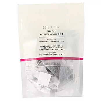 [MUJI 無印良品]芬香茶袋茶(草莓香檳風味&錫蘭紅茶)/12g