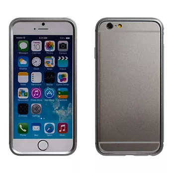 【BIEN】iPhone 6 炫彩流行兩件式金屬保護邊框 (銀)