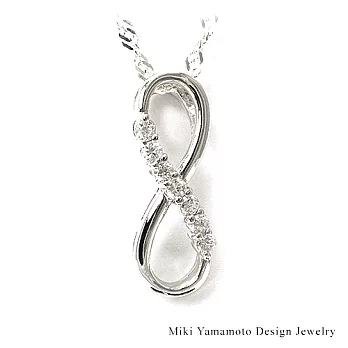 山本美樹 八字結 水晶項鍊