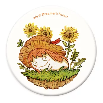 afu插畫胸章-G01 夏戀向日葵