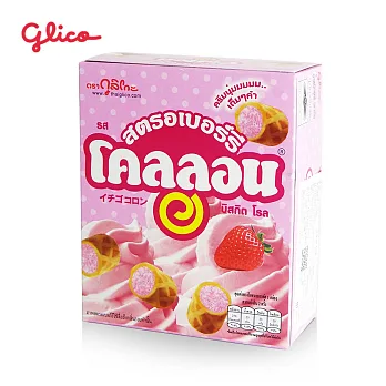 【日本Glico】固力果大福草莓捲心酥