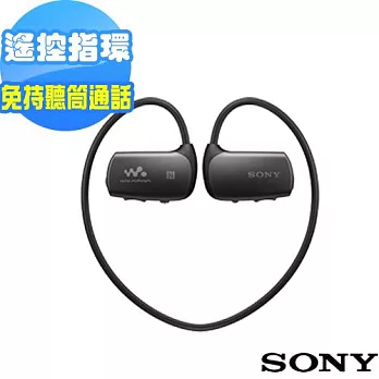 SONY 無線防水藍牙隨身聽 NWZ-WS613 4GB(無畏黑)