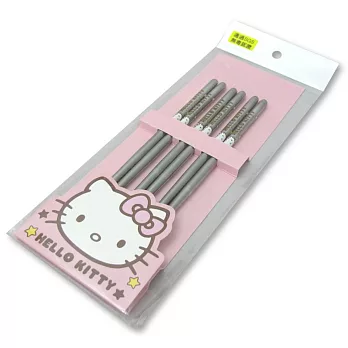 Hello Kitty筷子三入組KS-8239灰