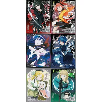 黑色子彈與魔法少女小圓新劇場版(一組6張)