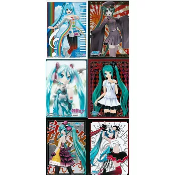 初音角色收集卡套組：新裝版(一組6張)