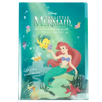 《sun-star》迪士尼公主小美人魚五層分類文件夾