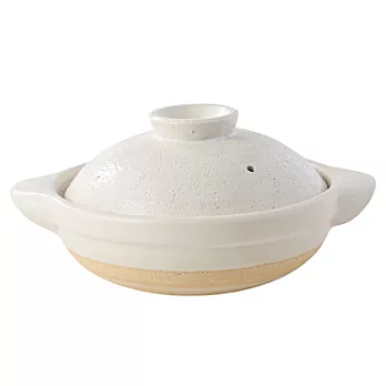 [MUJI 無印良品]伊賀燒輕量土鍋/白釉/1~2人