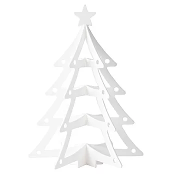 [MUJI 無印良品]壓克力聖誕樹小/白色