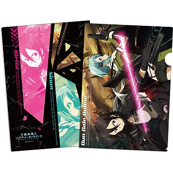 刀劍神域Ⅱ-L型資料夾B款(桐+詩)