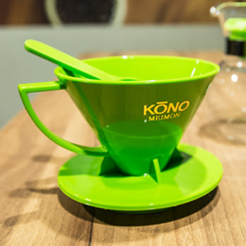 【KONO珍藏限量】哈亞咖啡彩色繽紛濾器 (LG綠)