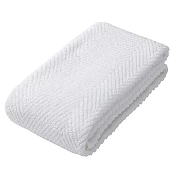 [MUJI 無印良品]南非有機棉綾織小浴巾/柔白