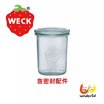 德國Weck 760玻璃罐附玻璃蓋與密封配件 mini Mold 160ml 單瓶裝