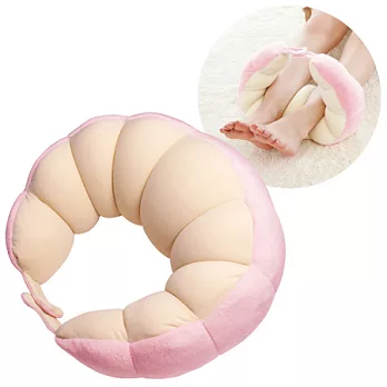 日本 Alphax 甜甜圈枕 moco ring（粉紅）