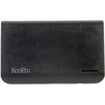 KooPin 立體格紋行動電源 通過BSMI認證 台灣製 K2-10400大衛黑