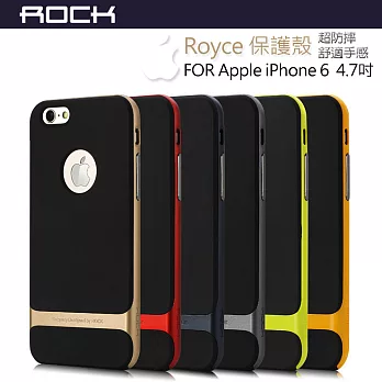 ROCK Apple iPhone 6 4.7吋 Royce系列 保護殼 保護套 防摔保護殼金色