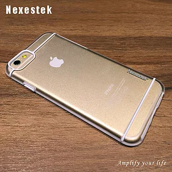 Nexestek Bumper 款全包覆雙色透明手機保護殼 - Apple iPhone 6 (4.7吋) 專用簡約白色