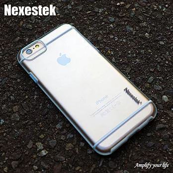 Nexestek Bumper 款全包覆雙色透明手機保護殼 - Apple iPhone 6 PLUS (5.5吋) 專用簡約白色