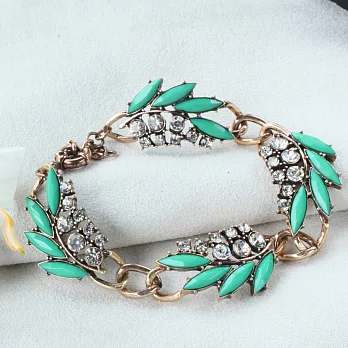 巴洛克綠羽緞手鍊‧Alice遇見愛麗絲