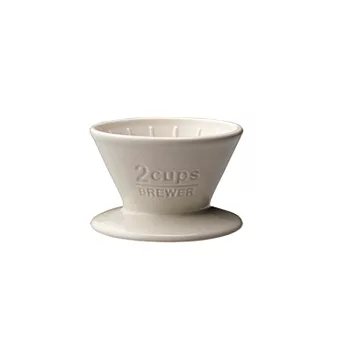KINTO / SLOW COFFEE STYLE陶瓷濾杯（2杯份-白）