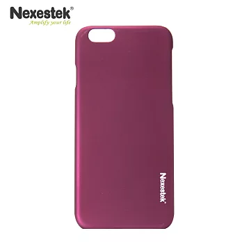 Nexestek 類皮革款手機保護殼- iPhone 6 PLUS (5.5吋) 專用紫紅色