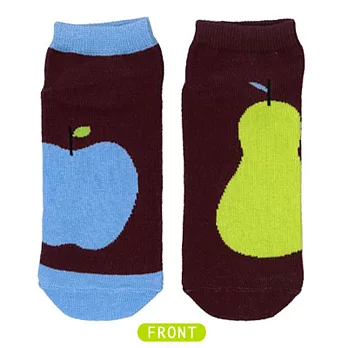 Shinzi Katoh 插畫風短襪-大蘋果與梨