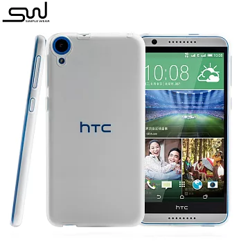 SIMPLE WEAR HTC Desire 820 專用 TPU 保護套 - 透白