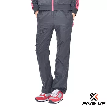 【FIVE UP】經典纯色風衣長褲M黑