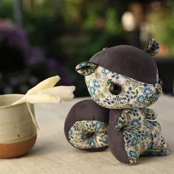 大吊飾、掛件、鑰匙圈‧彩虹森林‧小藍花大松鼠