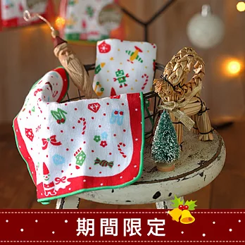 【taoru】Xmas珠寶盒 - 日本毛巾20x20cm (仕女手巾) ～小女孩最嚮往的夢幻珍品