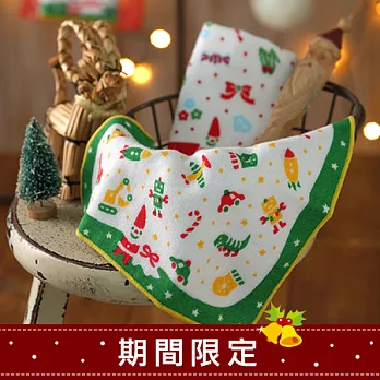 【taoru】Xmas玩具箱 - 日本毛巾20x20cm (仕女手巾) 〜小男生最熱切的夢想收藏