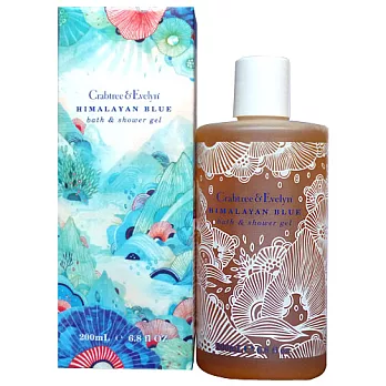 Crabtree ＆ Evelyn藍色喜馬拉雅沐浴精(200ml)有效期限:2017年04月