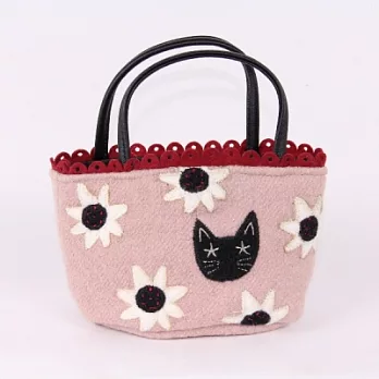 Noafamily,諾亞愛心貓冬手拿包_PK