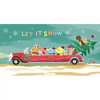 Smohouse[Poca] 插畫明信片：摩登雪橇