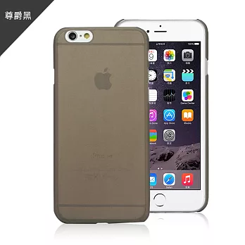 AGEX IPHONE 6 (4.7吋)薄型磨砂保護殼-四色尊爵黑
