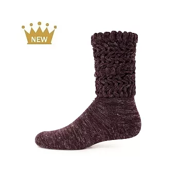 【 PULO 】針織造型暖暖襪-咖啡-M