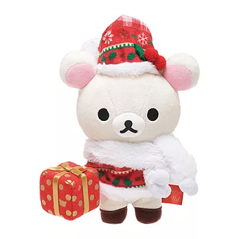 San-X 拉拉熊2014聖誕節店舖限定版毛絨公仔。懶妹