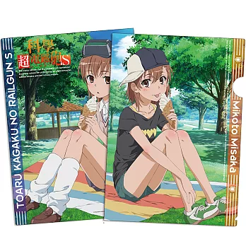 科學超電磁砲-L型資料夾D款(美)