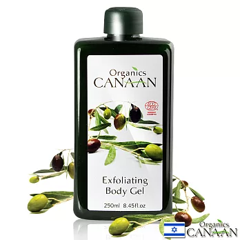 CANAAN西奈半島有機橄欖去角質沐浴凝膠250ml-有效期限2016/11
